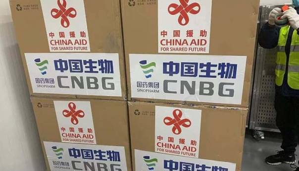 Kina isporučila Srbiji ukupno 4,2 miliona doza Sinopharma