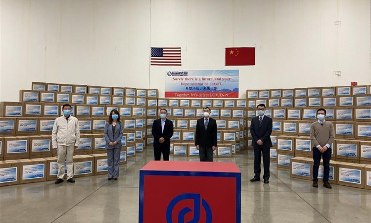 Kineska kompanija donirala 1,1 milion maski za 12 američkih država