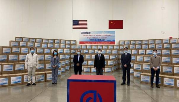 Kineska kompanija donirala 1,1 milion maski za 12 američkih država