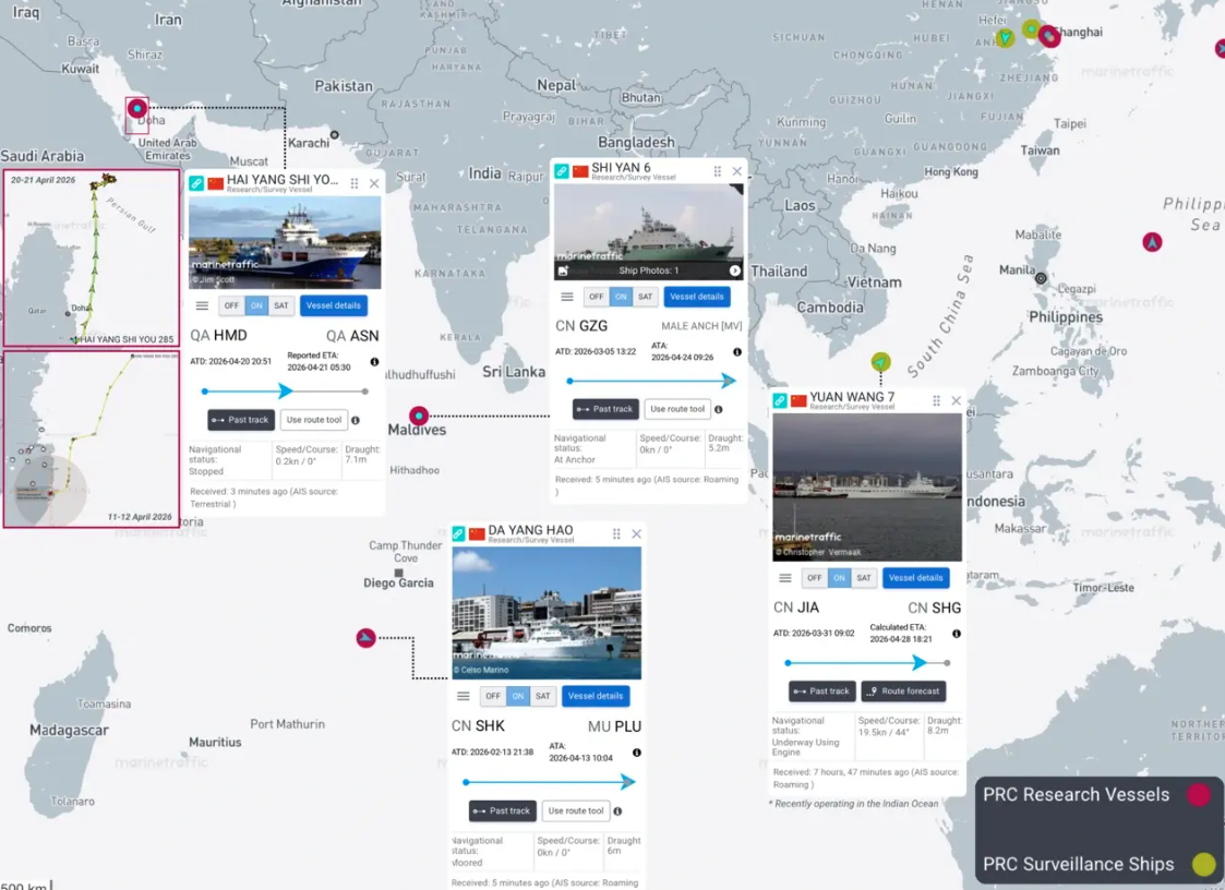 Kineski brodovi opet u blizini američkih baza