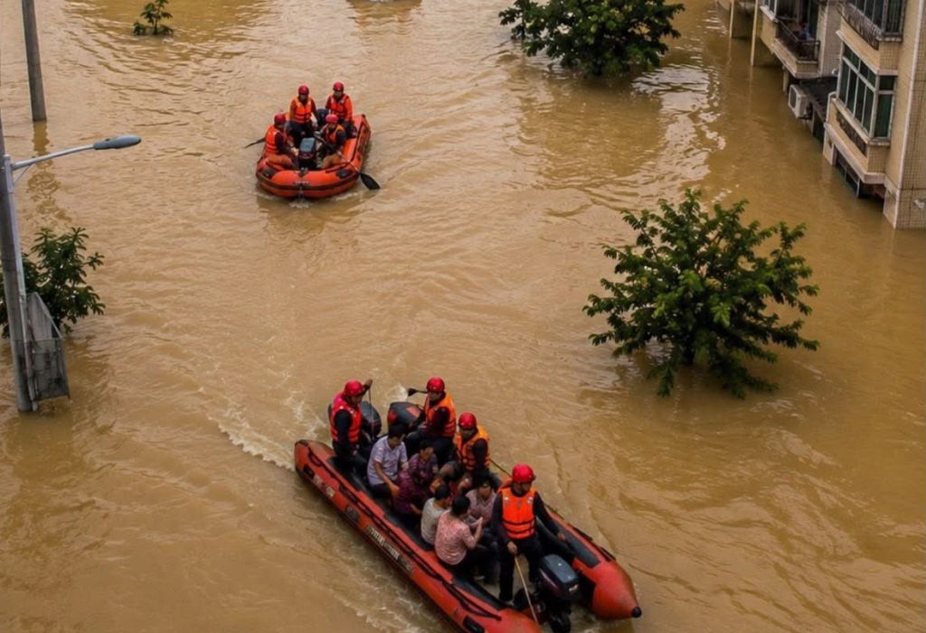Kinu pogodile velike poplave: Ulice pretvorene u rijeke