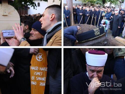 Klanjana dženaza hafizu Ismetu ef. Spahiću: Pamte se njegova djela i riječi