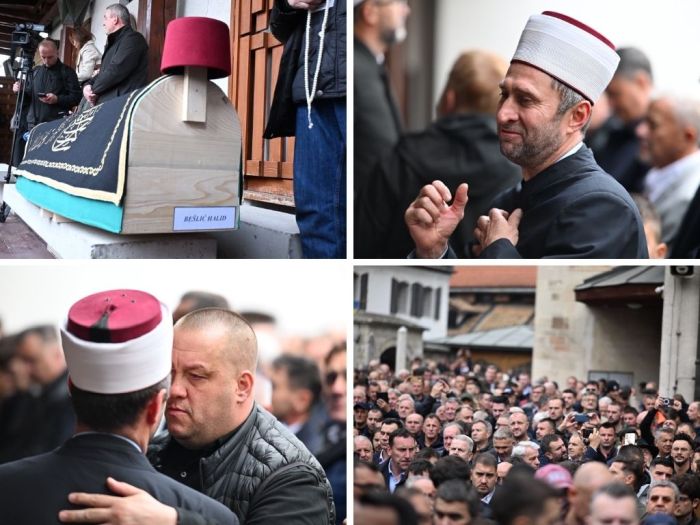 Klanjana dženaza Halidu Bešliću u Begovoj džamiji