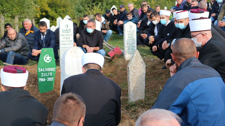 Klanjana dženaza Srebrenčaninu Zulfi Salihoviću
