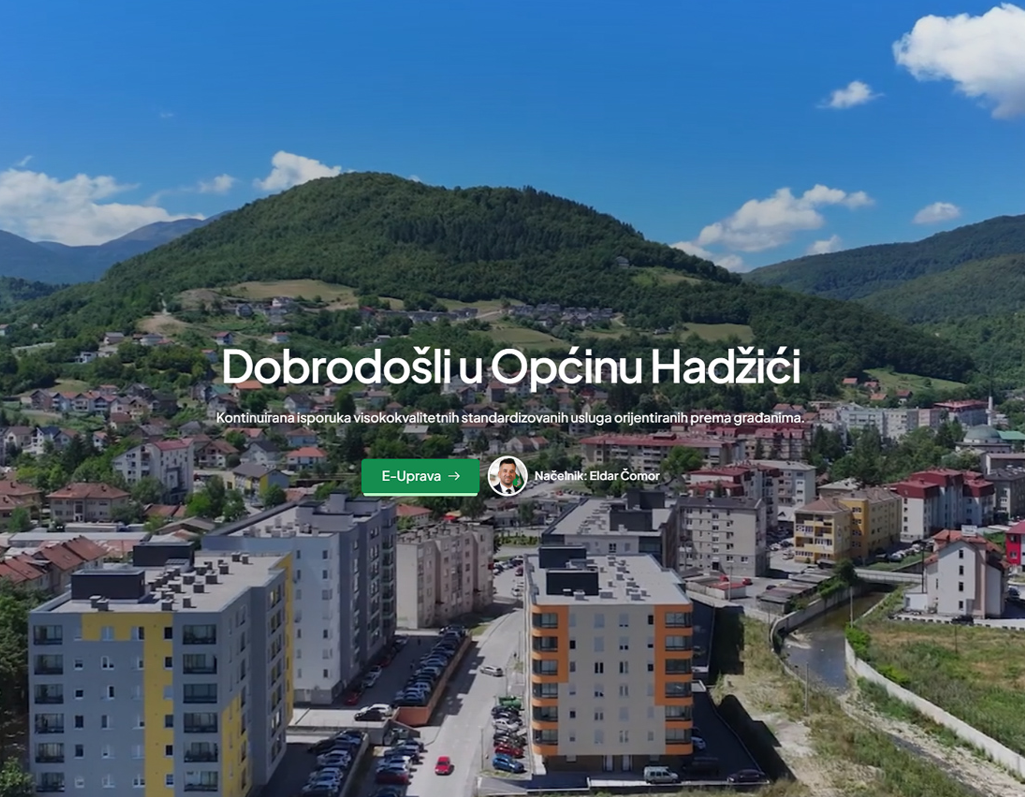 Klik do izvoda, prijava u par sekundi: Hadžići pokrenuli moderne e-usluge za građane