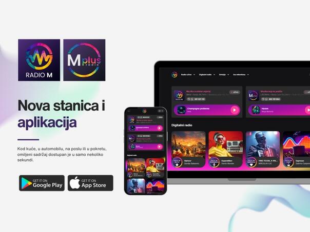 Klik do muzike: Radio M lansirao novu stranicu i aplikaciju