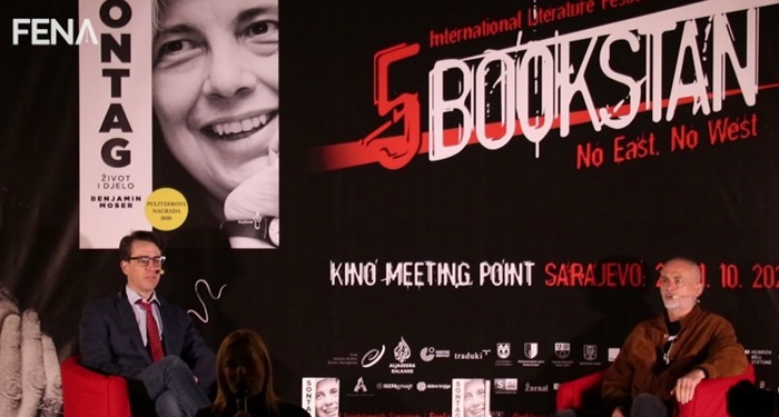 Književnik Benjamin Moser otvorio Bookstan ispred Narodnog pozorišta u Sarajevu