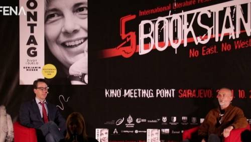 Književnik Benjamin Moser otvorio Bookstan ispred Narodnog pozorišta u Sarajevu