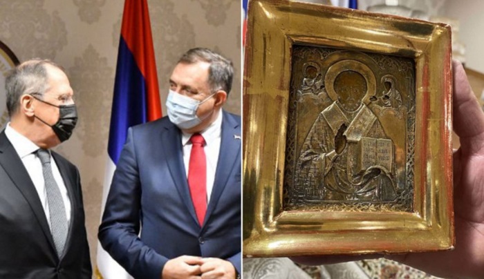 Ko će odgovarati: Otkud Dodiku ukradena ikona