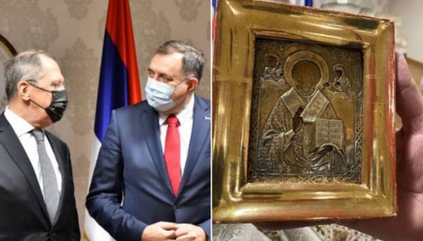 Ko će odgovarati: Otkud Dodiku ukradena ikona