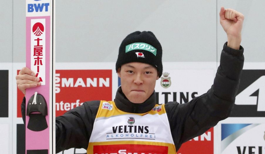Kobayashi slavio i u Garmisch-Partenkirchenu