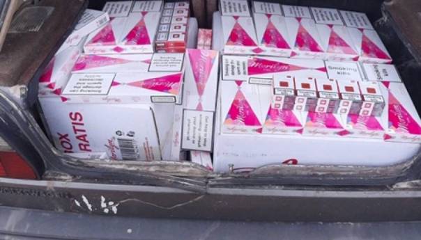 Kod Bileće zaplijenjene cigarete tržišne vrijednosti oko 8.000 KM