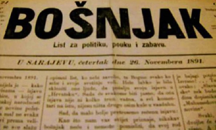 Kodrić odgovorio Ivani Marić primjerkom lista 'Bošnjak' iz 1891.