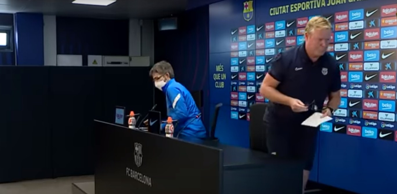 Koeman na konferenciji za medije pročitao saopštenje i otišao