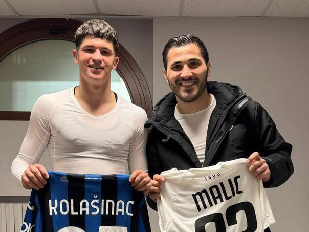 Kolašinac i Malić razmijenili dresove, brzo se očekuje da zajedno igraju u reprezentaciji