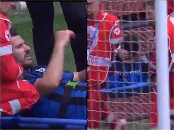 Kolašinac povrijeđen u duelu s Bolognom, u velikim bolovima iznesen s terena