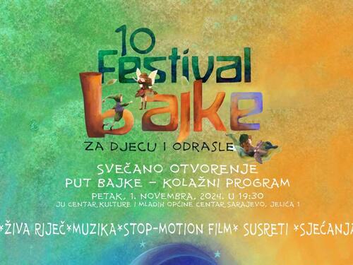 Kolažni program 'Put bajke' otvara deseti Festivala bajke za djecu i odrasle