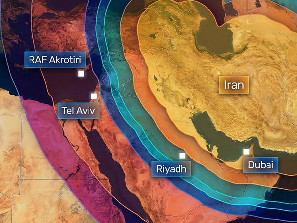 Koliko daleko mogu udariti iranske rakete i ko je u zoni rizika