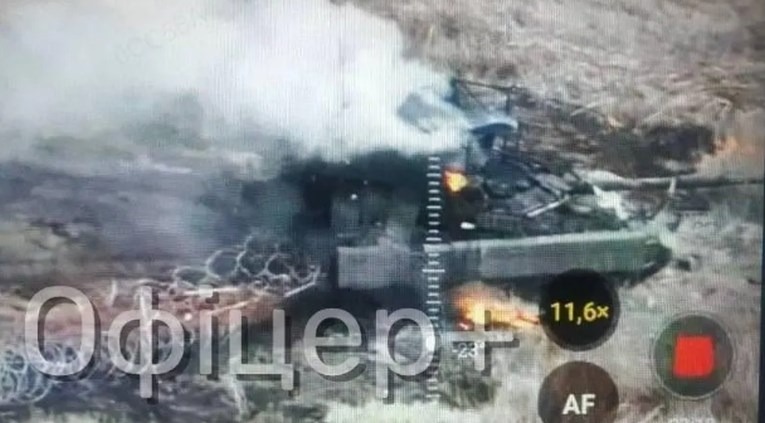 Kolona od ruskih 12 oklopnjaka potpuno uništena, Ukrajinci ih sravnili sa zemljom