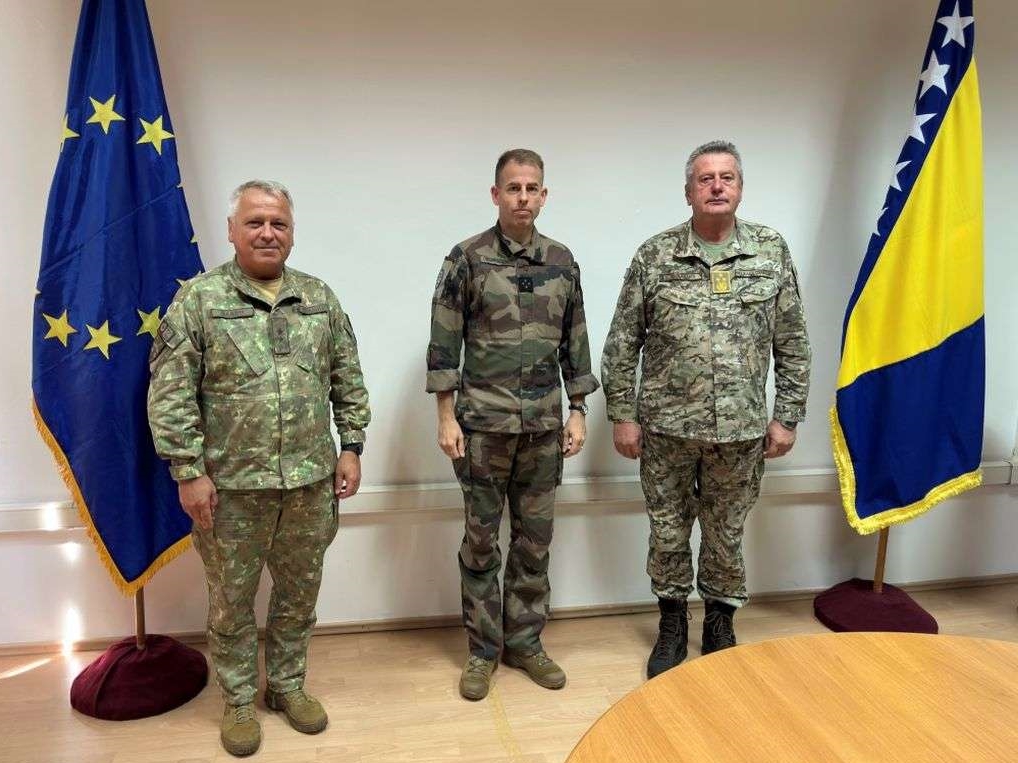 Komandant misije ALTEA i komandant EUFOR-a posjetili Zajednički štab OSBiH