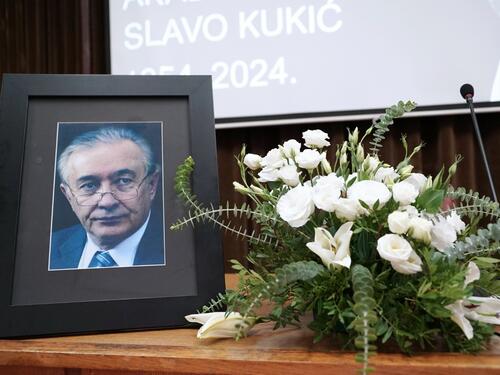 Komemoracija Slavi Kukiću: Oproštaj od vrsnog naučnika i profesora