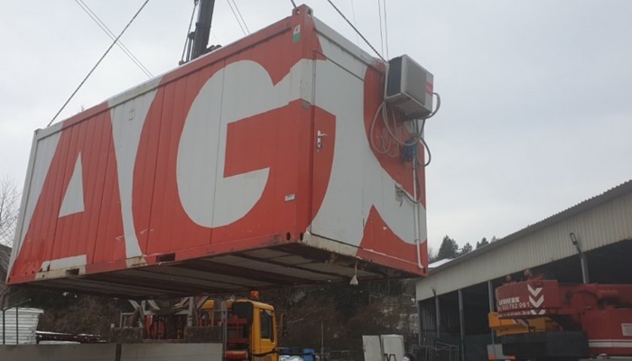 Kompanija Strabag donirala kontejner Općoj bolnici 'Prim. dr. Abdulah Nakaš'