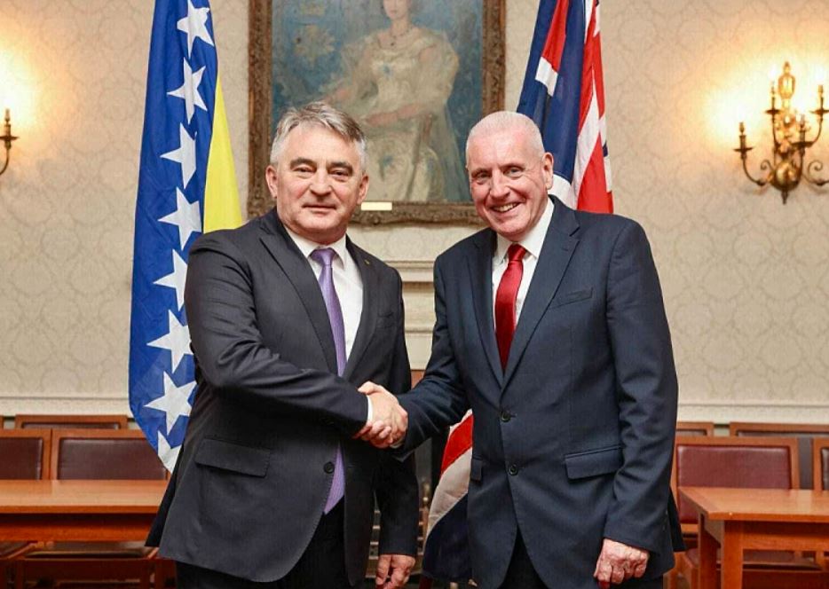 Komšić: Britanska vlada poslala jasnu poruku političarima iz RS-a