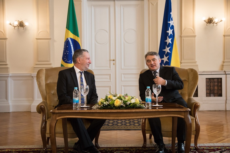Komšić i ambasador Brazila u BiH De Paulau: Nastaviti razvijati dobre odnose