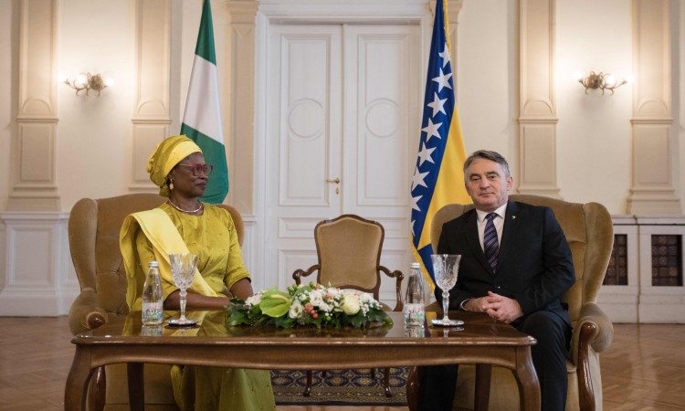 Komšić i ambasadorica Nigerije: Povećati trgovinske i investicijske aktivnosti