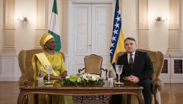 Komšić i ambasadorica Nigerije: Povećati trgovinske i investicijske aktivnosti
