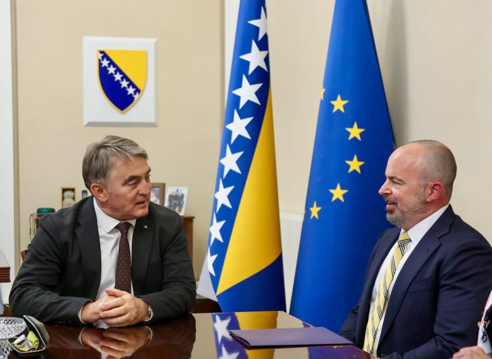 Komšić i američki diplomata o stabilnosti BiH i novim investicijama