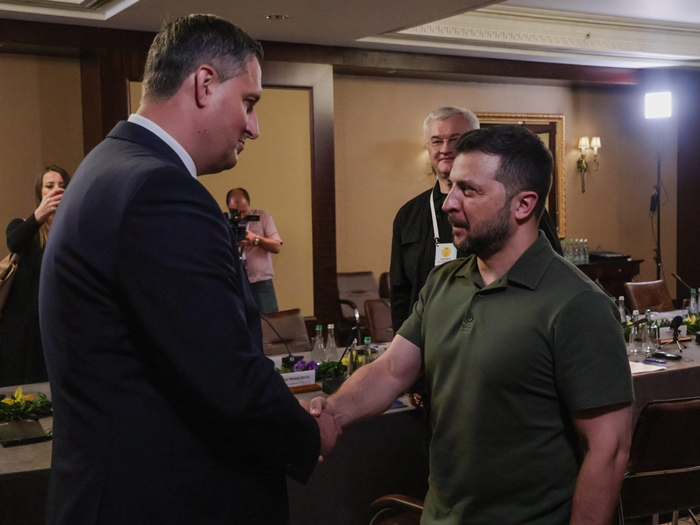 Komšić i Bećirović na sastanku sa Zelenskim