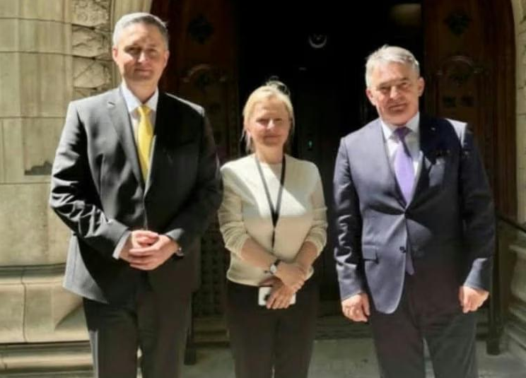 Komšić i Bećirović sa baronesom Helić: Puna podrška BiH