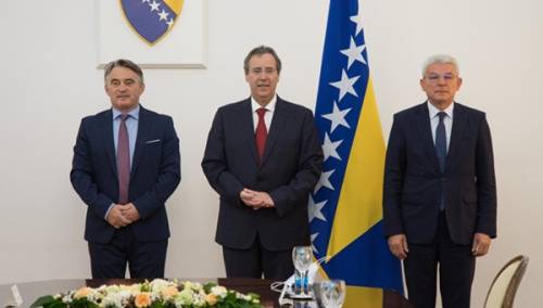 Komšić i Džaferović primili državnog sekretara Njemačke
