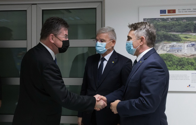 Komšić i Džaferović s Lajčakom o krizi u BiH