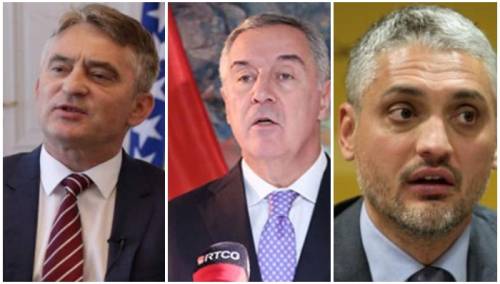 Komšić i Jovanović podržali Đukanovića