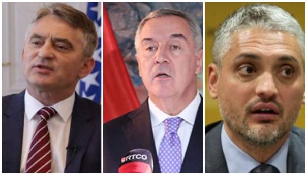 Komšić i Jovanović podržali Đukanovića