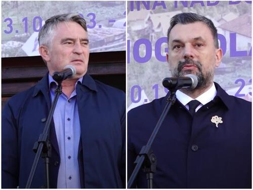 Komšić i Konaković u Stupnom Dolu: Zlo je živo, ne spava