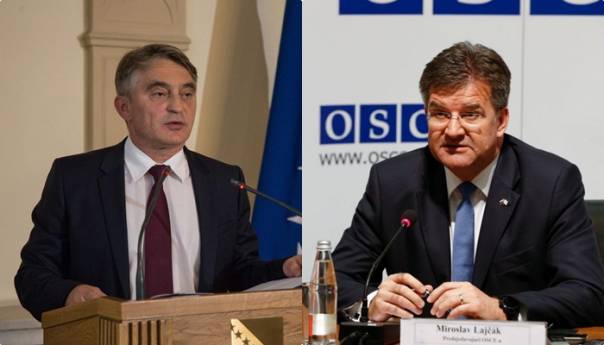 Komšić i Lajčak o zaključcima Predsjedništva BiH