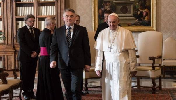 Komšić i papa Franjo: Podrška Vatikana BiH kao multietničkoj državi