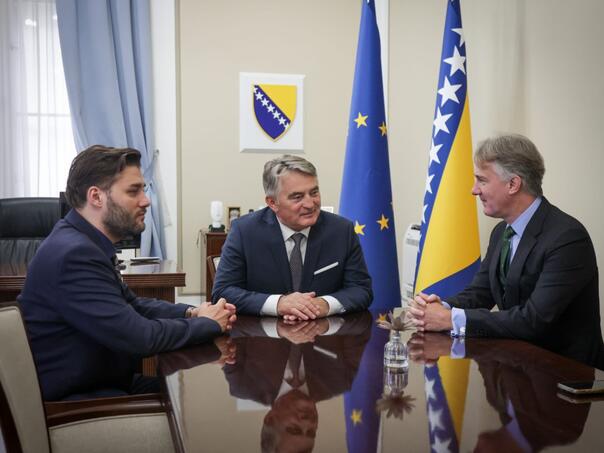 Komšić i Reilly o stabilnosti BiH: Naglašena važnost britanske podrške