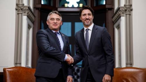 Komšić i Trudeau: Osnažiti prijateljske odnose BiH i Kanade