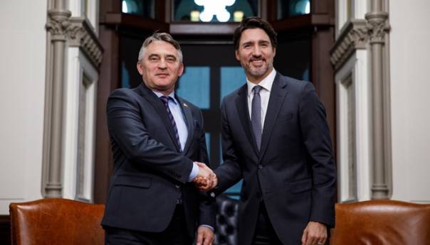 Komšić i Trudeau: Osnažiti prijateljske odnose BiH i Kanade
