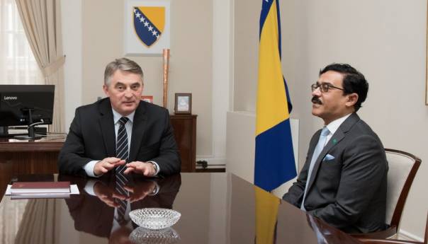 Komšić - Mominah: Unaprijediti bilateralne odnose BiH i Saudijske Arabije
