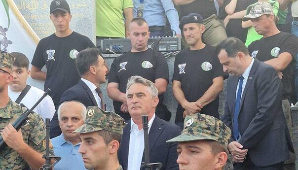 Komšić posjetio Bužim, počast generalu Naniću