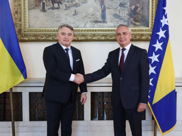 Komšić primio akreditivno pismo ambasadora Ukrajine u BiH