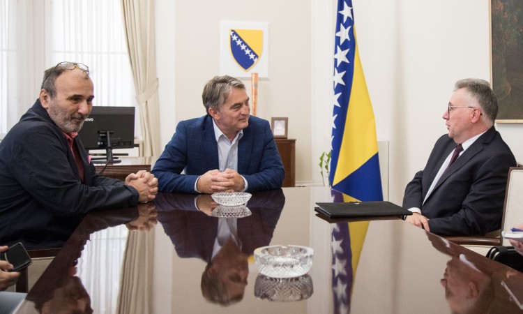 Komšić primio ambasadora Ruske Federacije u BiH Kalabukhova