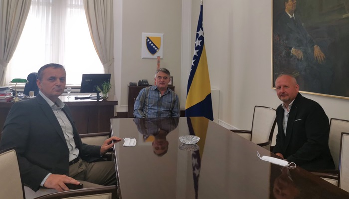 Komšić primio čelnike Hrvatske stranke BiH