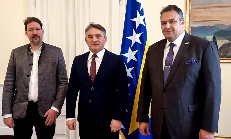 Komšić primio europarlamentarce Romea Franza i Thomasa Waitza