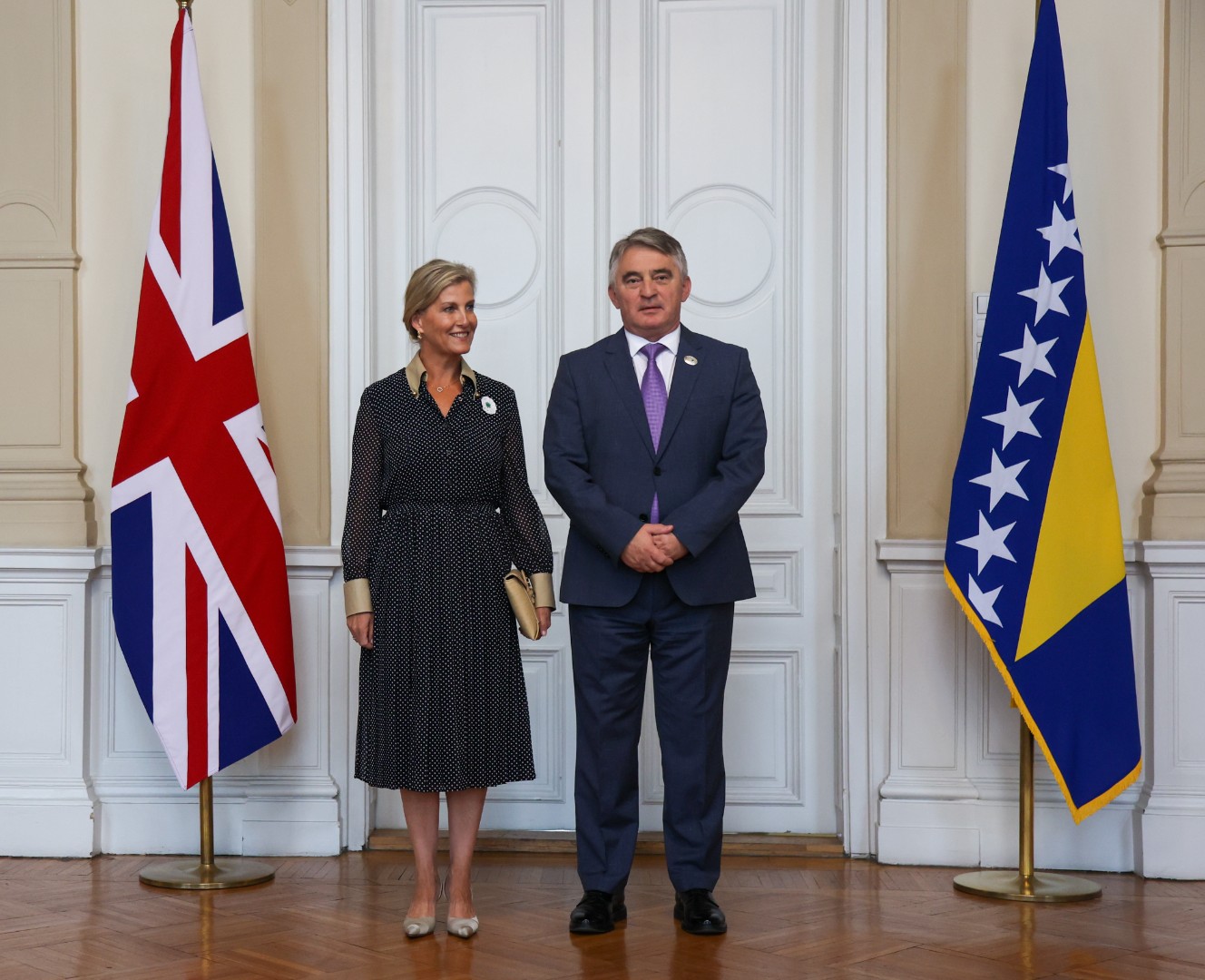 Komšić sa vojvotkinjom od Edinburgha: Stigla poruka od kralja Charlesa III